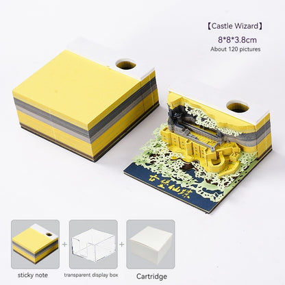 Low Price Calendar 2024 Notes Calendar Book Play Bad Creative 3d Three-Dimensional Paper Carving Earth Office Desk Surface Panel Ornaments