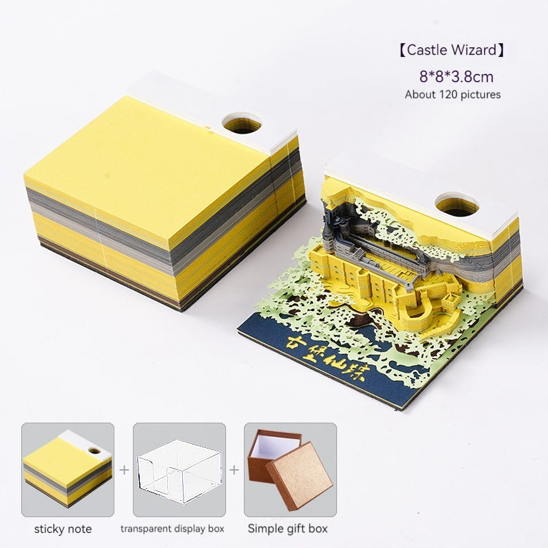 Low Price Calendar 2024 Notes Calendar Book Play Bad Creative 3d Three-Dimensional Paper Carving Earth Office Desk Surface Panel Ornaments