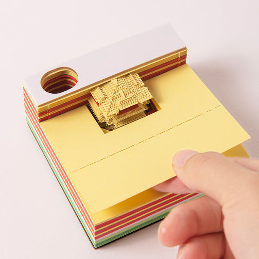 3d Sticky Notes Sticky Notes Creative Building Model Japanese Qingshui Temple Paper Carving